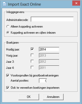 Import Exact Online
