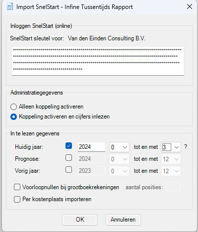 Import Snelstart Online TR